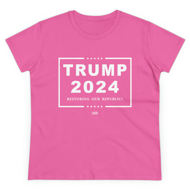 GSR Ladies Trump 2024 Restoring Our Republic Tee
