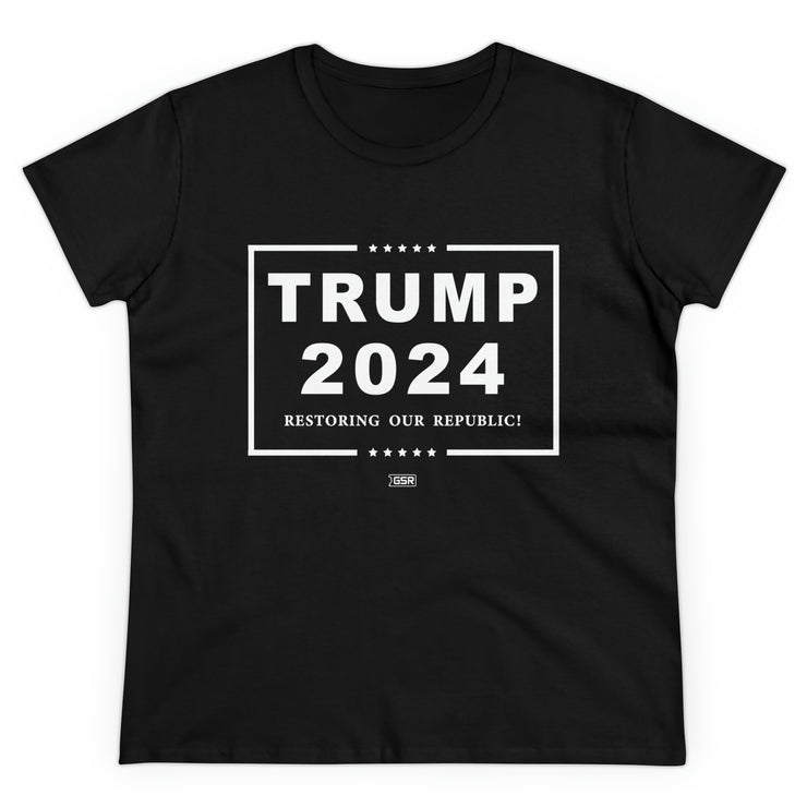 GSR Ladies Trump 2024 Restoring Our Republic Tee
