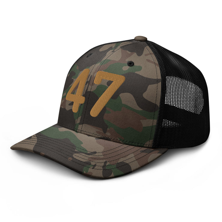 GSR POTUS 47 Camouflage Trucker Hat