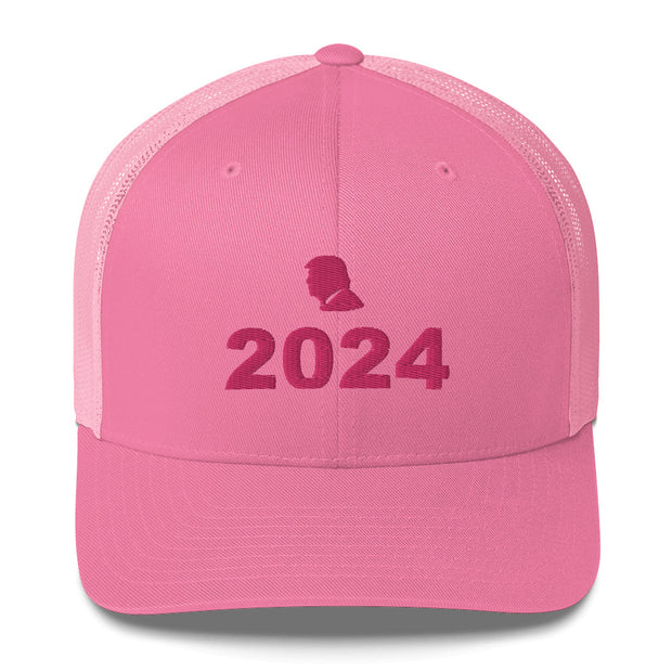 GSR Trump 2024 Pink Tonal Trucker Hat