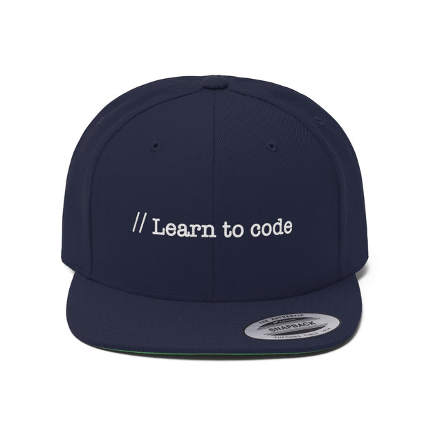 GSR Learn To Code Flat Bill Hat