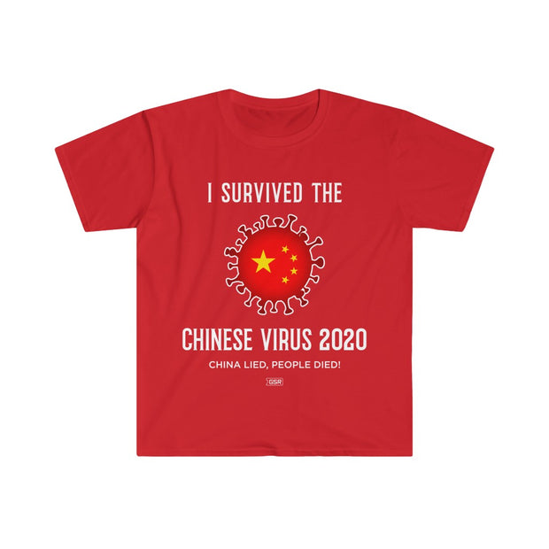 GSR I Survived The Chinese Virus Mens Tee