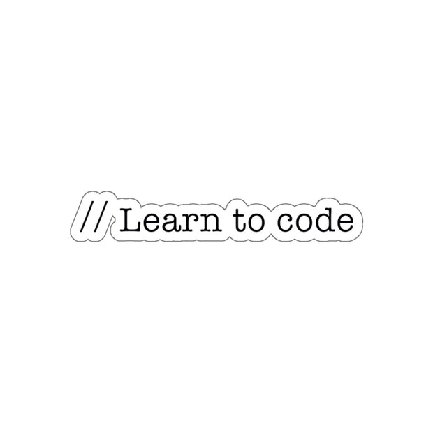 GSR Learn to Code Die_cut Stickers