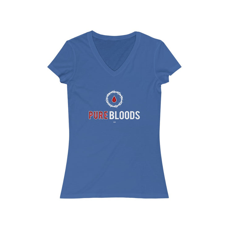 GSR Womens Pure Bloods Stacked V-Neck Tee